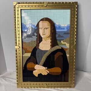 LEGO Art Mona Lisa Wall Art 31213 Building Kit 1503 Pieces, Already Built 4 You!
